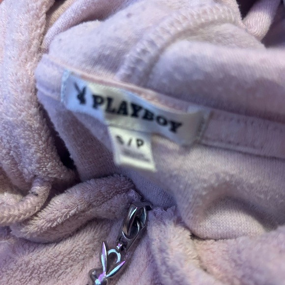 Cropped play boy zip up - Picture 2 of 3